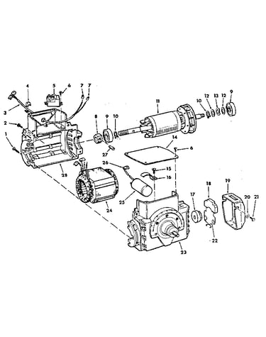 Motor asm. 63605