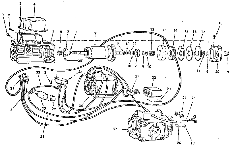Motor asm. 63494