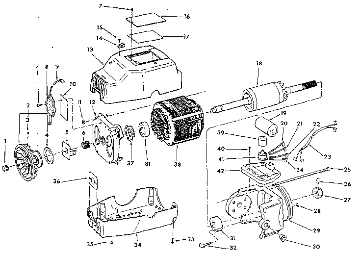 Motor asm. 63503 and 63504
