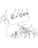 Motor and arm assembly