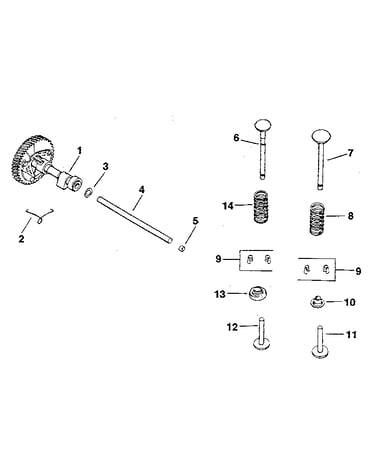 Group 4 camshaft & valves