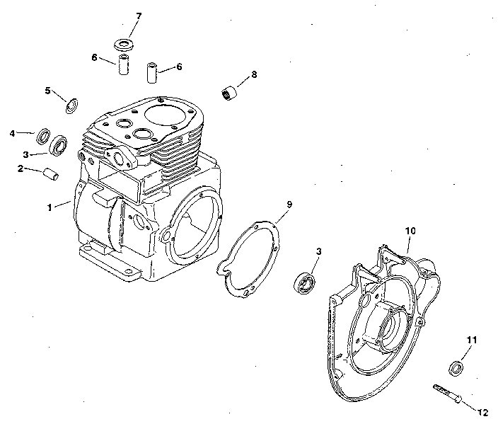 Group 7 crankcase