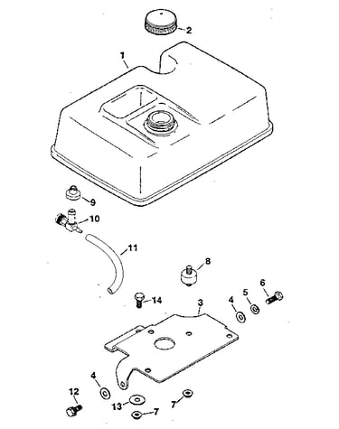 Group 15 fuel tank top tank