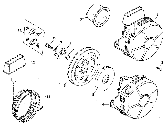 Group 23 retractable starter