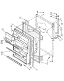 Refrigerator door