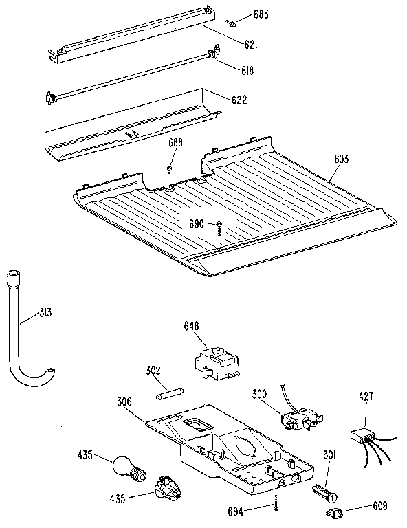 FREEZER FLOOR & CONTROL PARTS