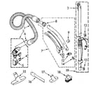 Kenmore 1162041081 hose and attachment diagram