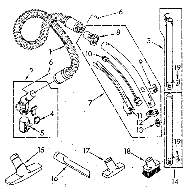 Hose and attachment