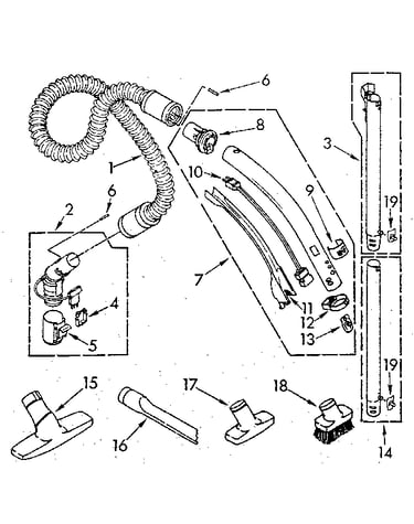 Hose and attachment