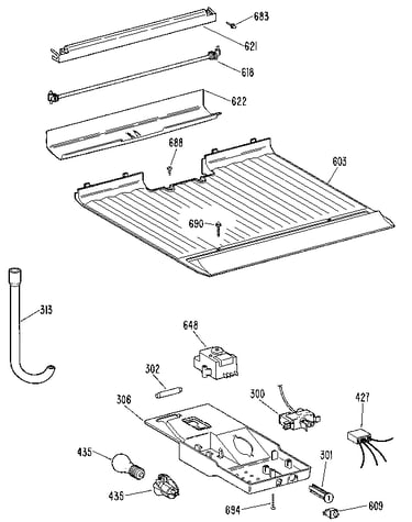 Freezer floor & control