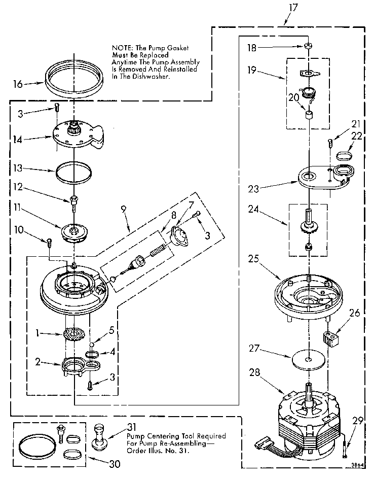 Pump and motor