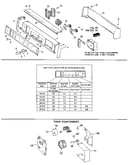 Backsplash and timer assembly