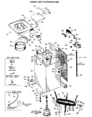 Cabinet and suspension assembly