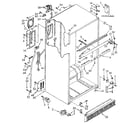 Kenmore 1069608610/SKR501W0 cabinet diagram