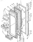 Refrigerator door