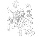 Kenmore 9114698895 oven body section diagram