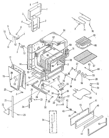 Oven body section