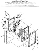 Upper control panel