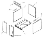 Kenmore 867815661-3E601A cabinet diagram