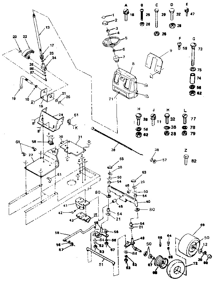 Steering assembly