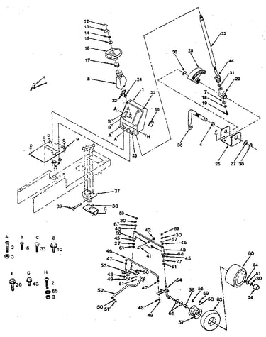 Steering and front axle