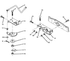 Craftsman 917256230 sector gear/axle support diagram