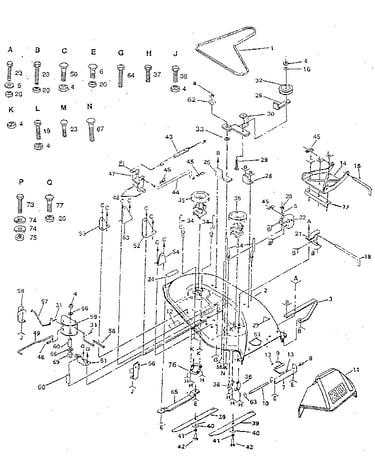 38" mower