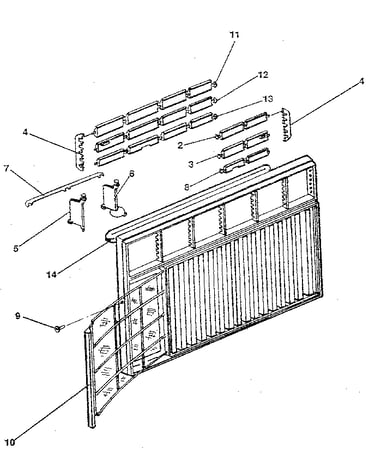 Cabinet and front panel
