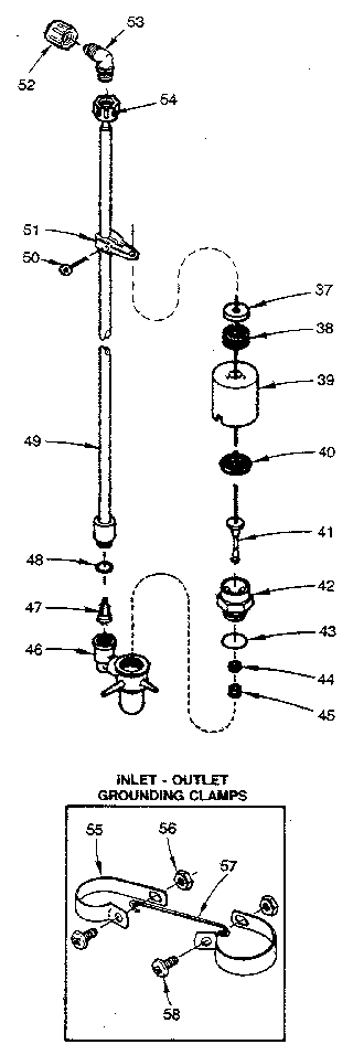Brine valve assembly