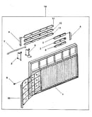 Cabinet and front panel