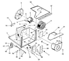 Kenmore 2538783080 electrical system and air handling diagram