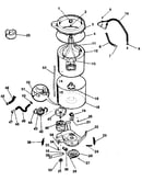 Washer-tubs, hoses, motor