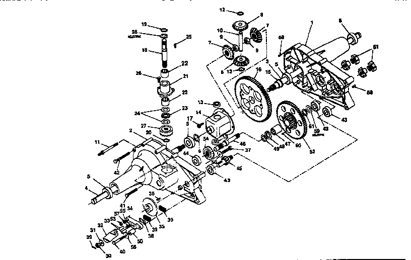 Transaxle agri-fab differential