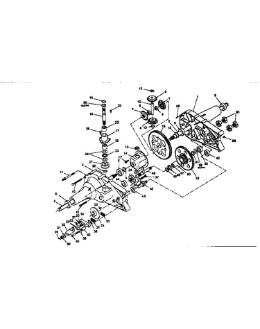 Transaxle agri-fab differential