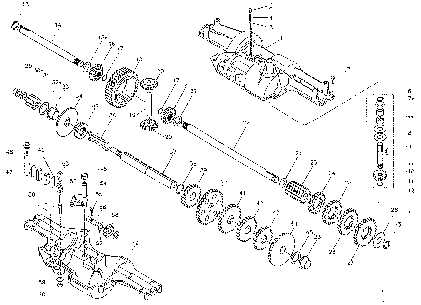 Five speed transaxle dana model no. 4450-1