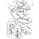 Ford 9607441 fig 44-frame, drive & cutting-components 9607441 & 9607442 diagram