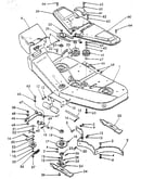 Fig 44-frame, drive & cutting-components 9607441 & 9607442