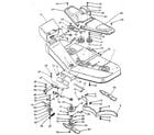 Ford 9607442 fig. 44-frame, drive & cutting-components 9607441 & 9607442 diagram