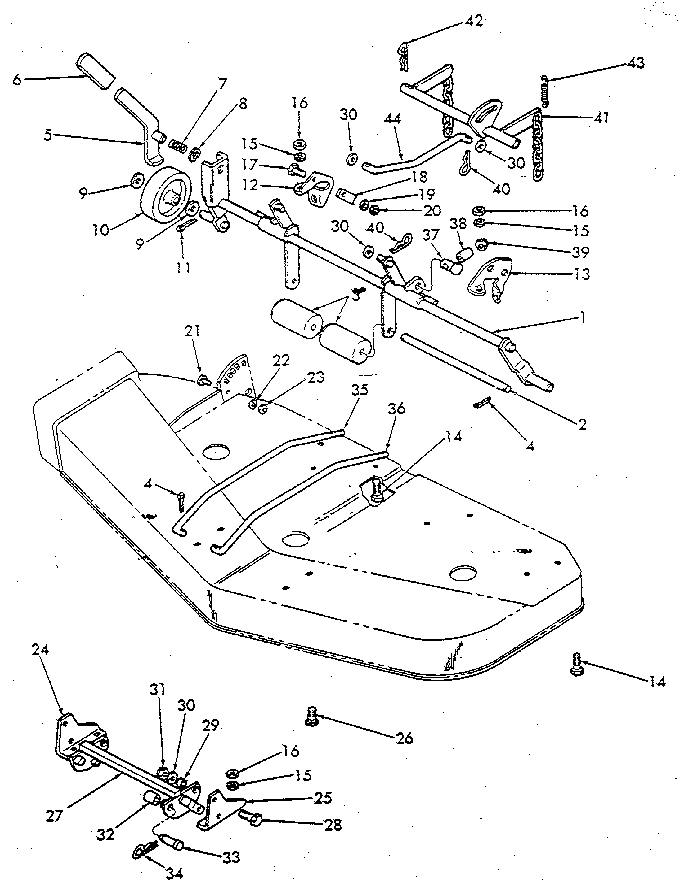 Fig. 45-lift & gauge wheel-components 9607441 & 9607442