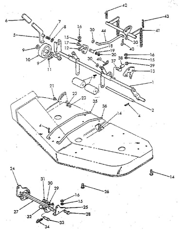 Fig. 45-lift & gauge wheel-components 9607441 & 9607442
