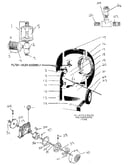 Electric compressor with pattern pistol gun and hopper