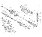 Footedana 4450-2 three speed transaxle diagram