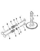 Camshaft & valves - group 4