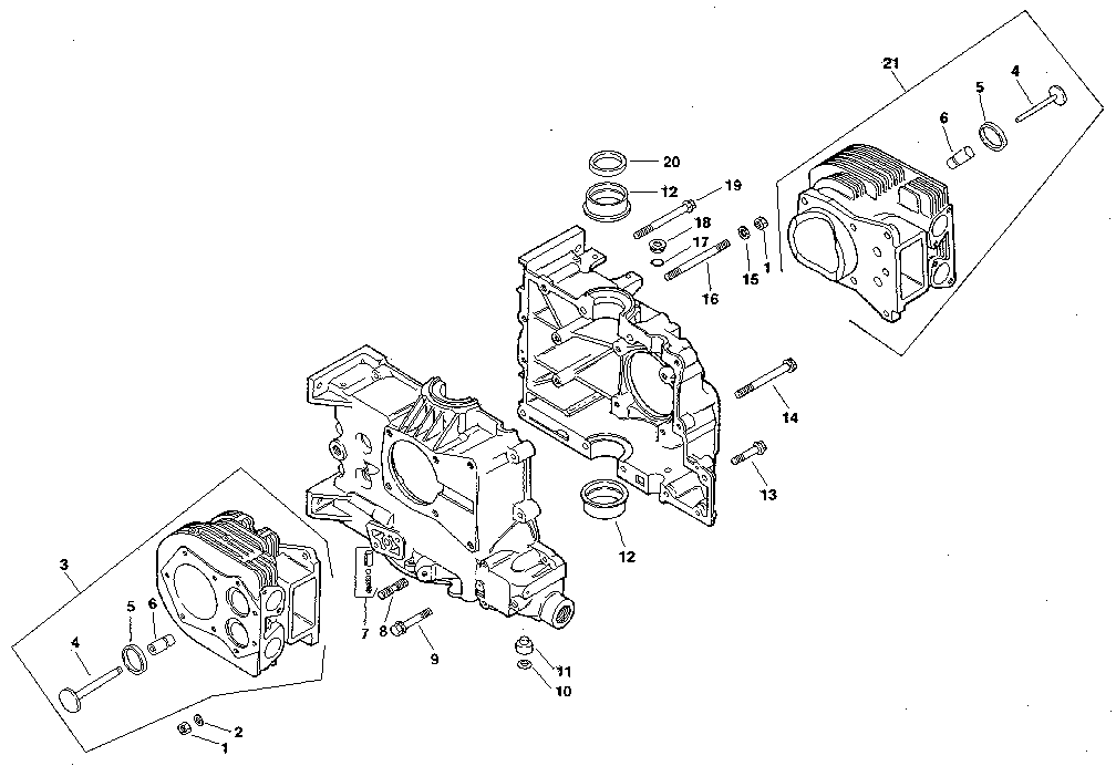 Crankcase - group 7