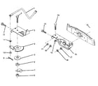Craftsman 917256320 sector gear/axle support diagram