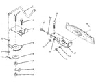 Craftsman 917256220 sector gear/axle support diagram