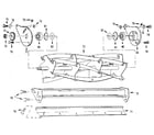 King S4090B reel & bed knife diagram