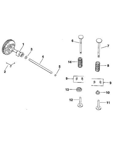 Camshaft & valves - group 4