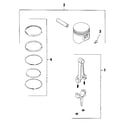 Kohler M8ST-301548 piston & rod - group 22 diagram