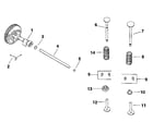Kohler M8ST-301549 camshaft & valves - group 4 diagram